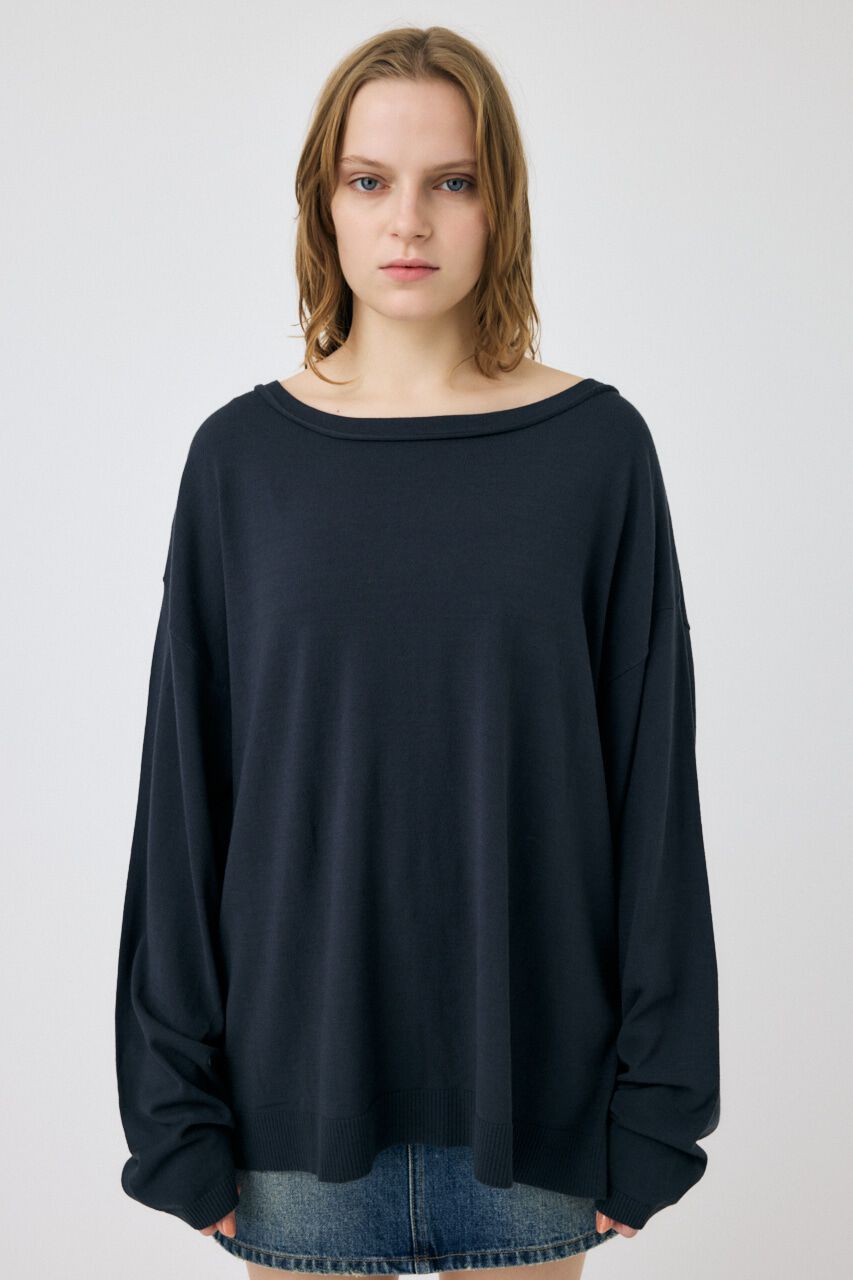 MOUSSY「OFF SHOULDER ルーズニット」|ニット・セーター|