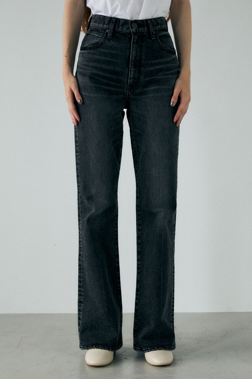 MOUSSY「MVS BLACK FLARE(L) / ロングサイズ」|デニム|BLK