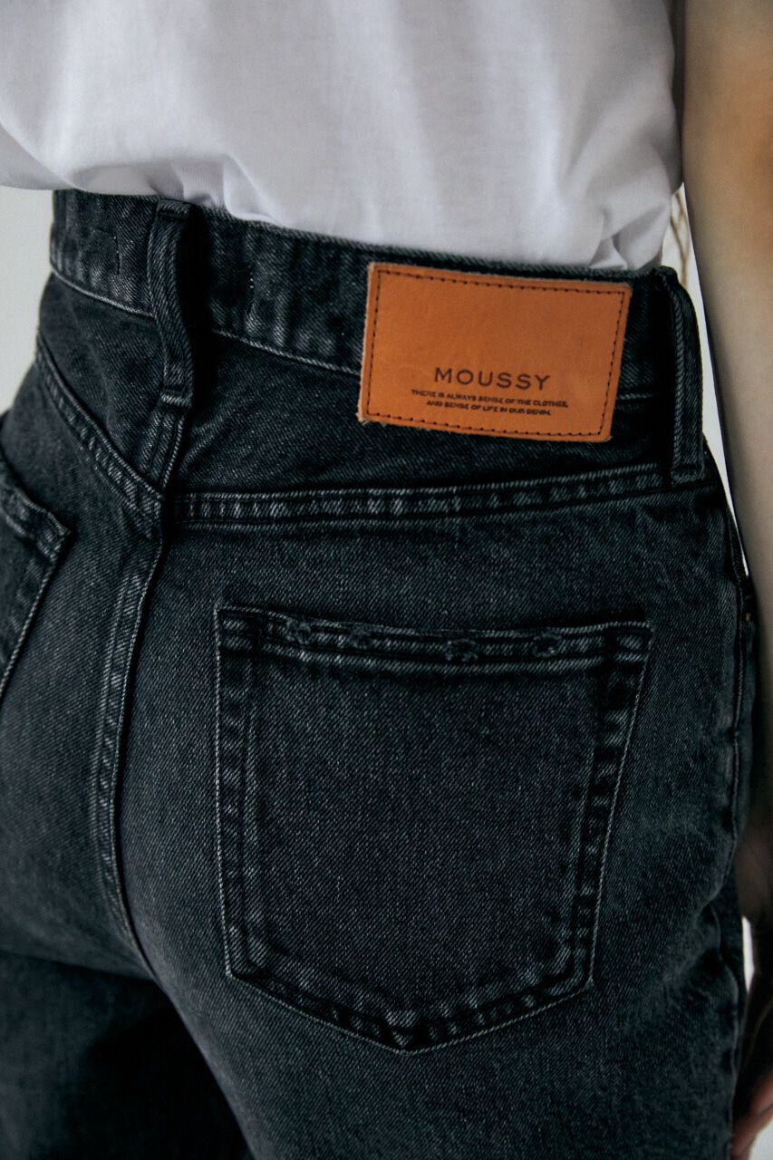MOUSSY「MVS BLACK FLARE(L) / ロングサイズ」|デニム|
