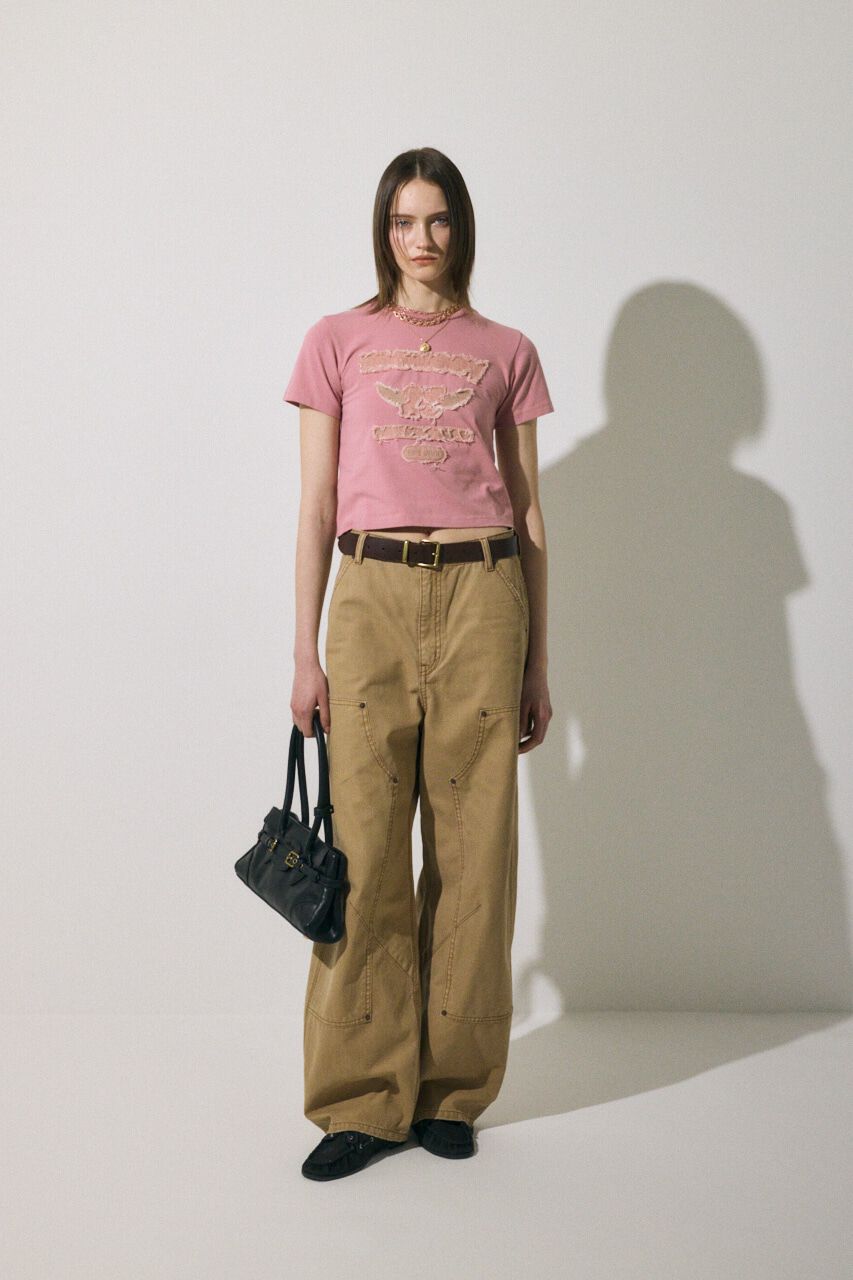 MOUSSY「LOW CLOTCH ペインターパンツ」|デニム|