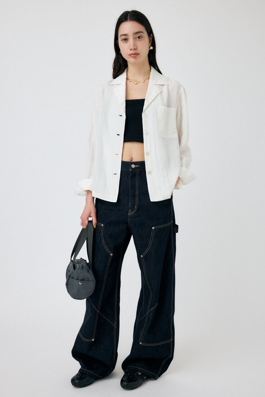 MOUSSY「LOW CLOTCH ペインターパンツ」|デニム|