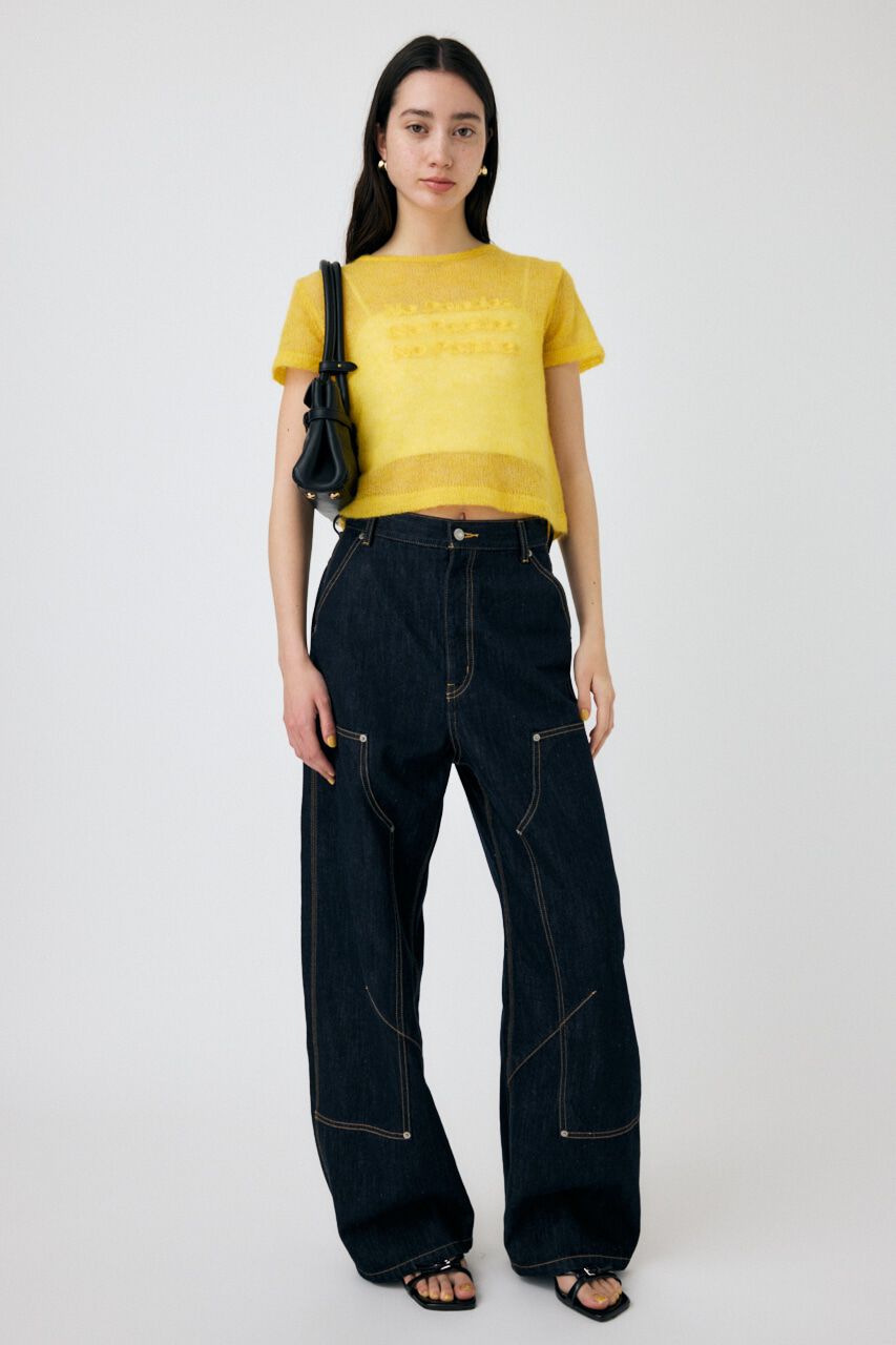 MOUSSY「LOW CLOTCH ペインターパンツ」|デニム|