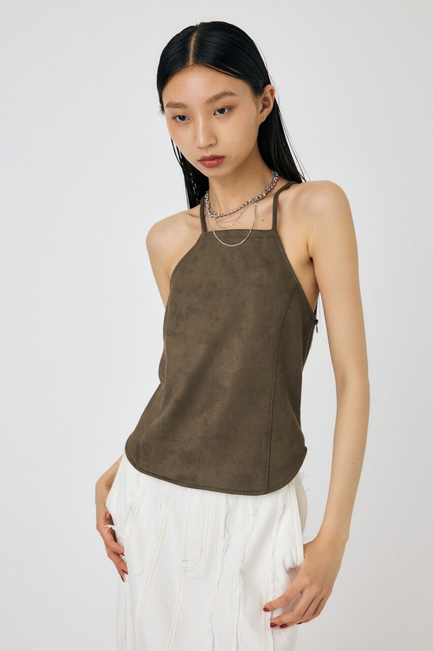 MOUSSY「F/SUEDE キャミ」|キャミソール|
