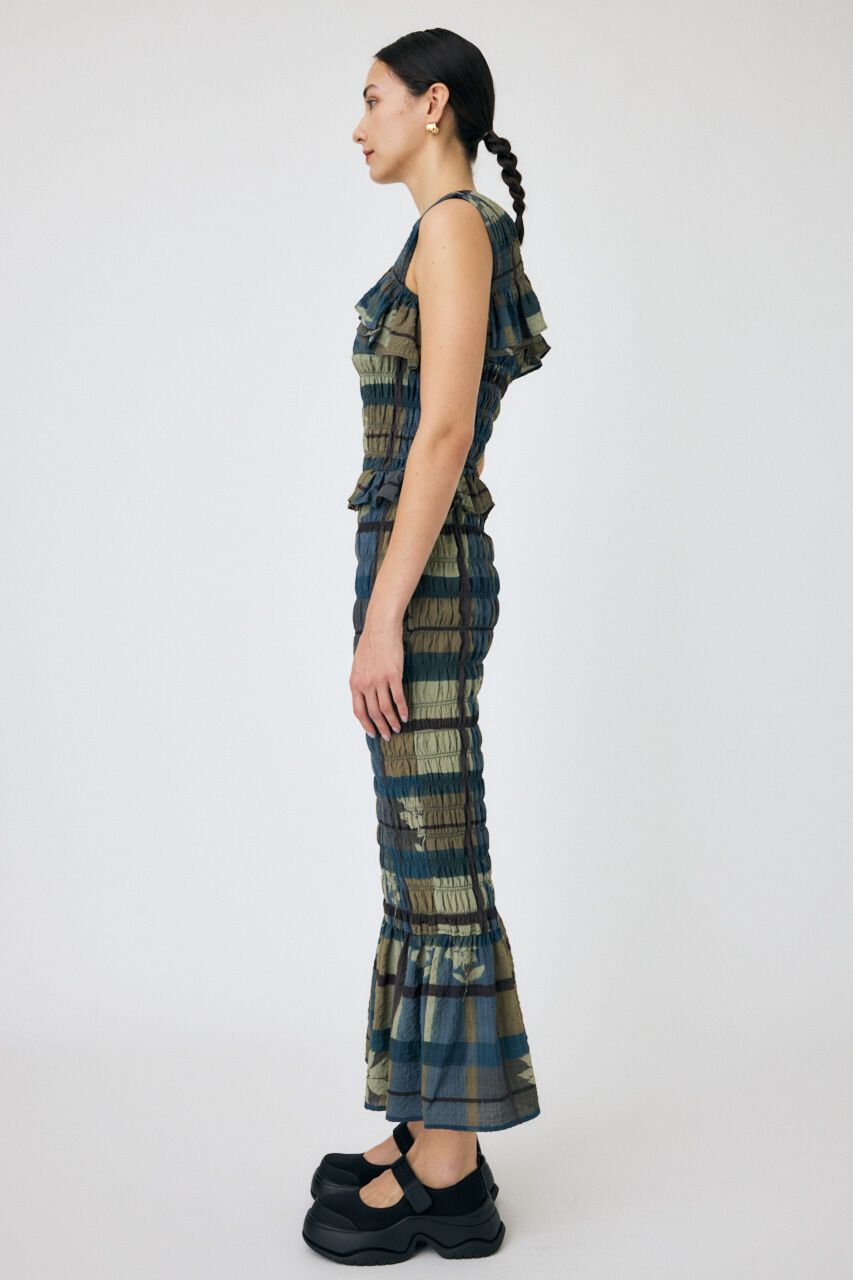 MOUSSY「SHIRRING フリルドレス」|ワンピース|