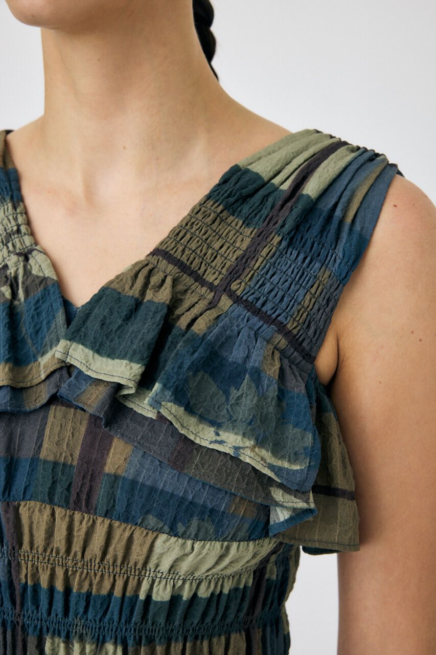 MOUSSY「SHIRRING フリルドレス」|ワンピース|