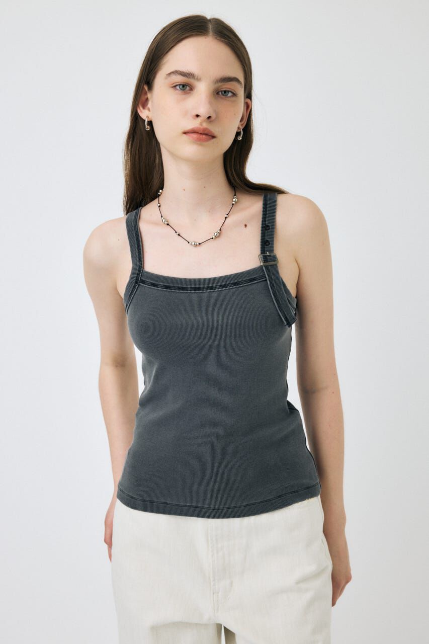 MOUSSY「FADED BELT タンク」|タンクトップ|L/BLK1