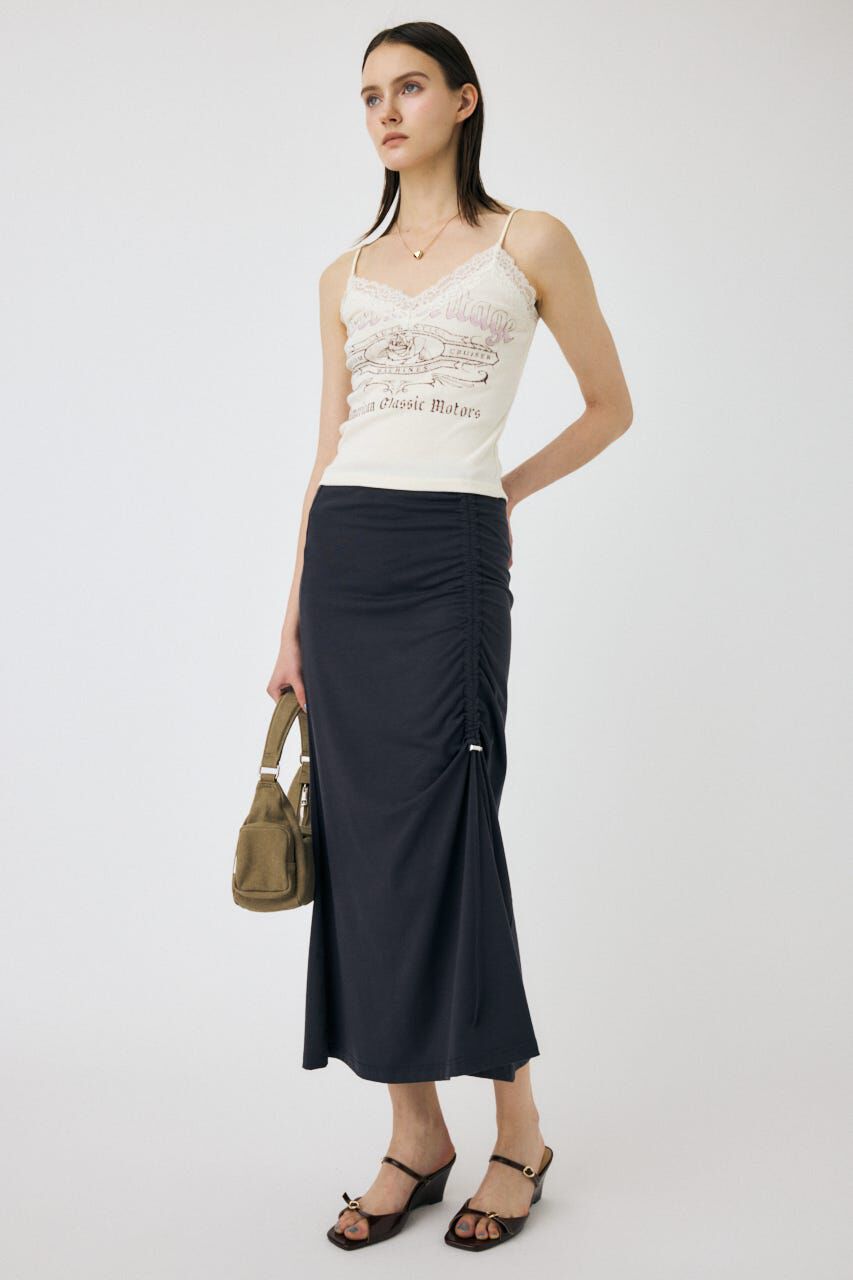 MOUSSY「DRAWSTRING CUT スカート」|スカート|