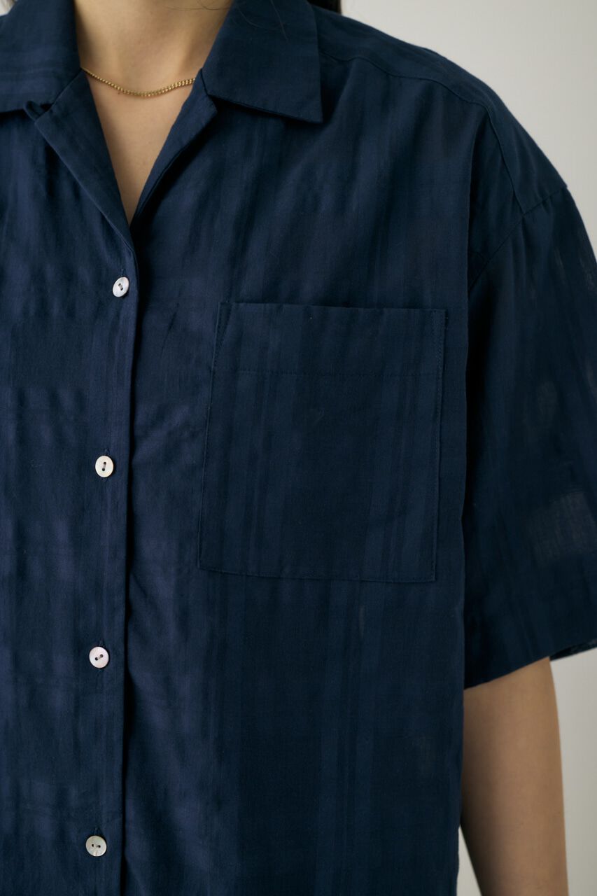 MOUSSY「シアーチェックシャツ オーガニックコットン使用」|シャツ・ブラウス|