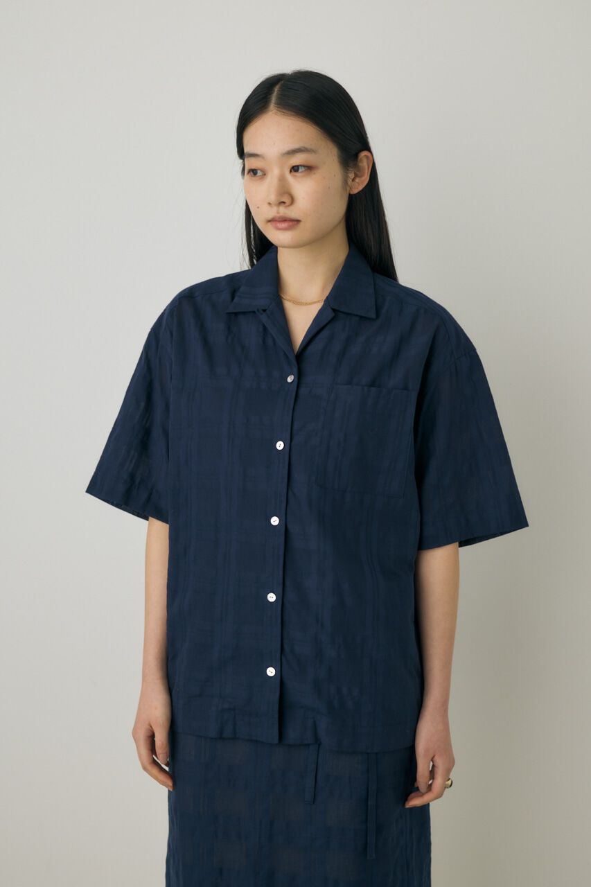 MOUSSY「シアーチェックシャツ オーガニックコットン使用」|シャツ・ブラウス|