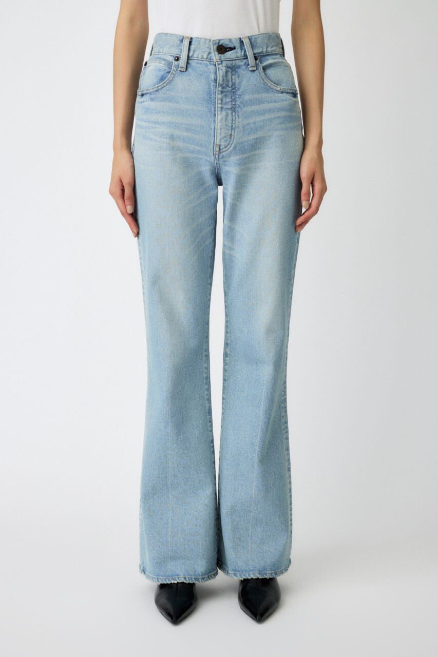 MOUSSY「MVS L/BLU FLARE」|デニム|L/BLU1