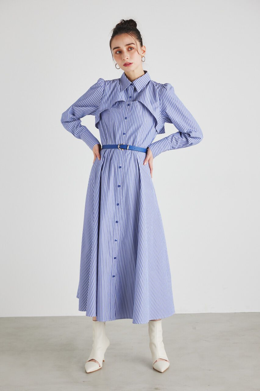 rienda「ショートSHレイヤードOP」|ワンピース|BLU