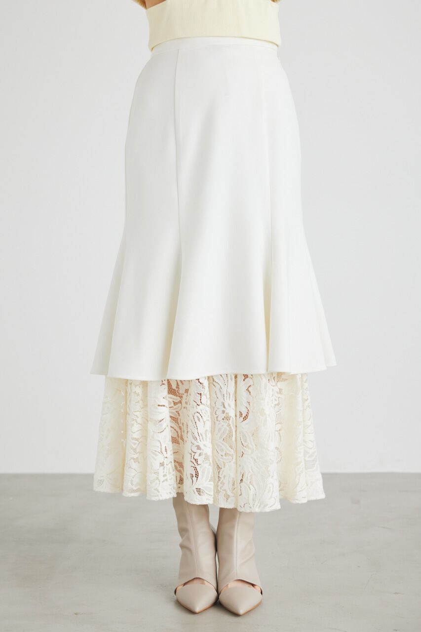rienda「2WAYレースコンビJ/WマーメイドSK」|スカート|