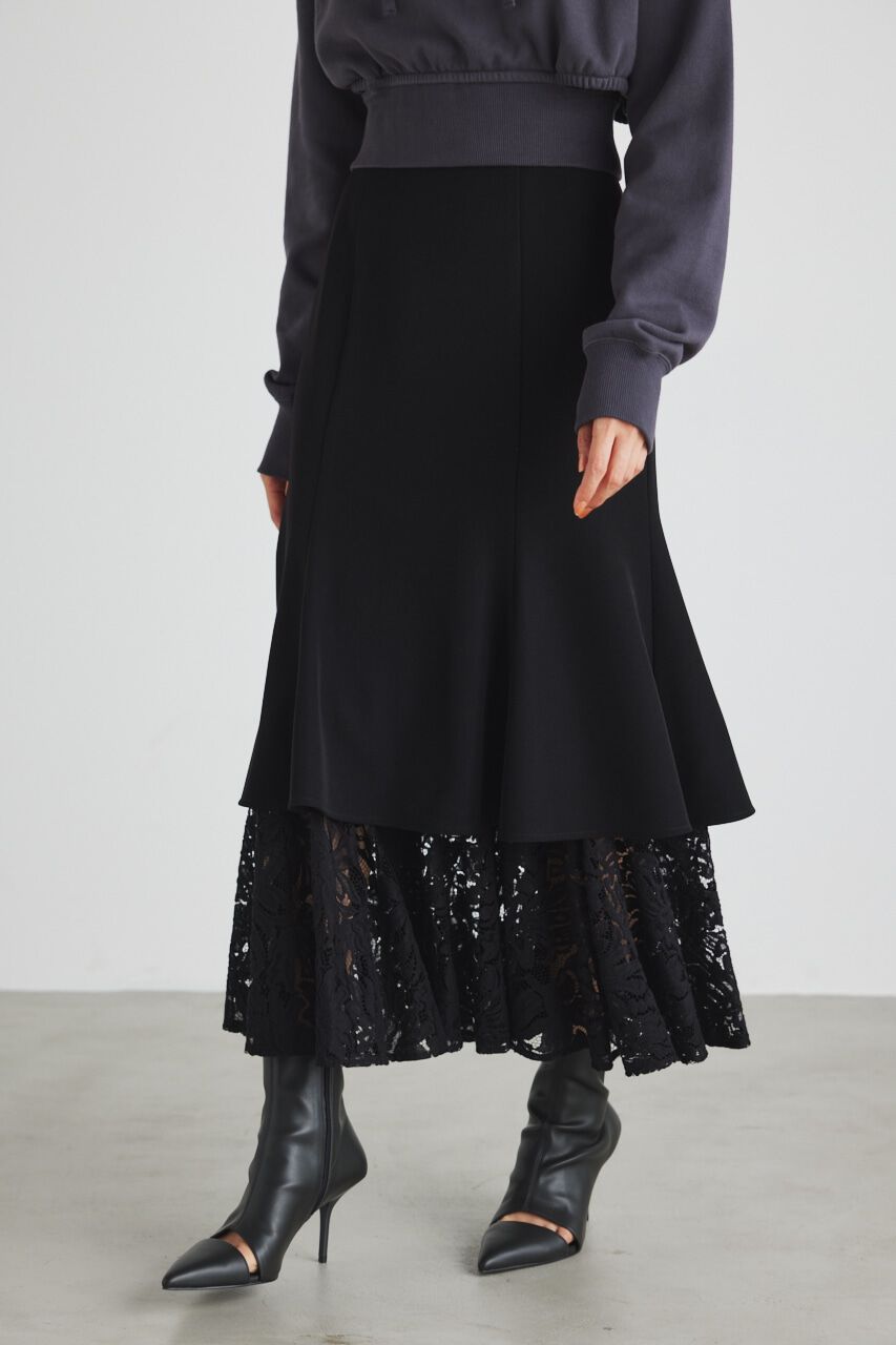 rienda「2WAYレースコンビJ/WマーメイドSK」|スカート|