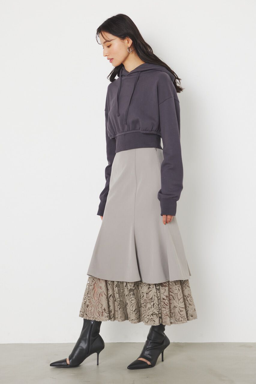 rienda「2WAYレースコンビJ/WマーメイドSK」|スカート|