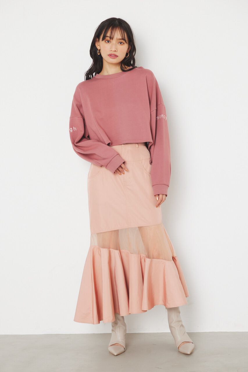 rienda「アシンメトリーシアーマーメイドJ/W SK」|スカート|