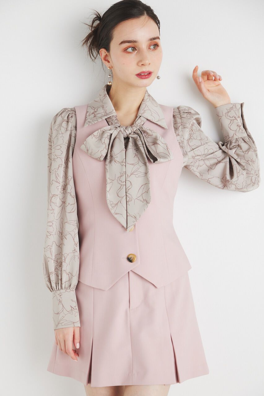 rienda「コンパクトベスト」|ダウンベスト・ベスト|PNK