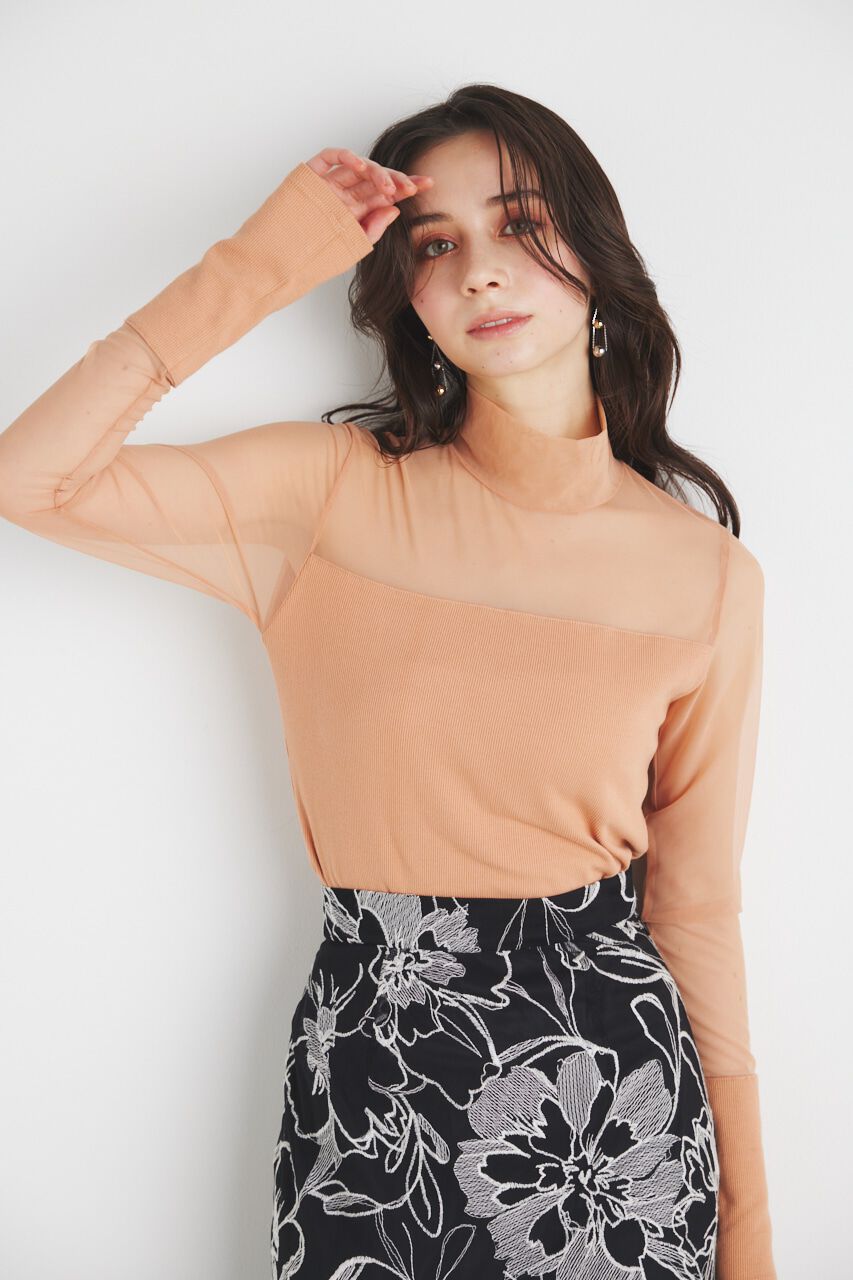 rienda「ベアデザインチュールTOPS」|Tシャツ・カットソー|