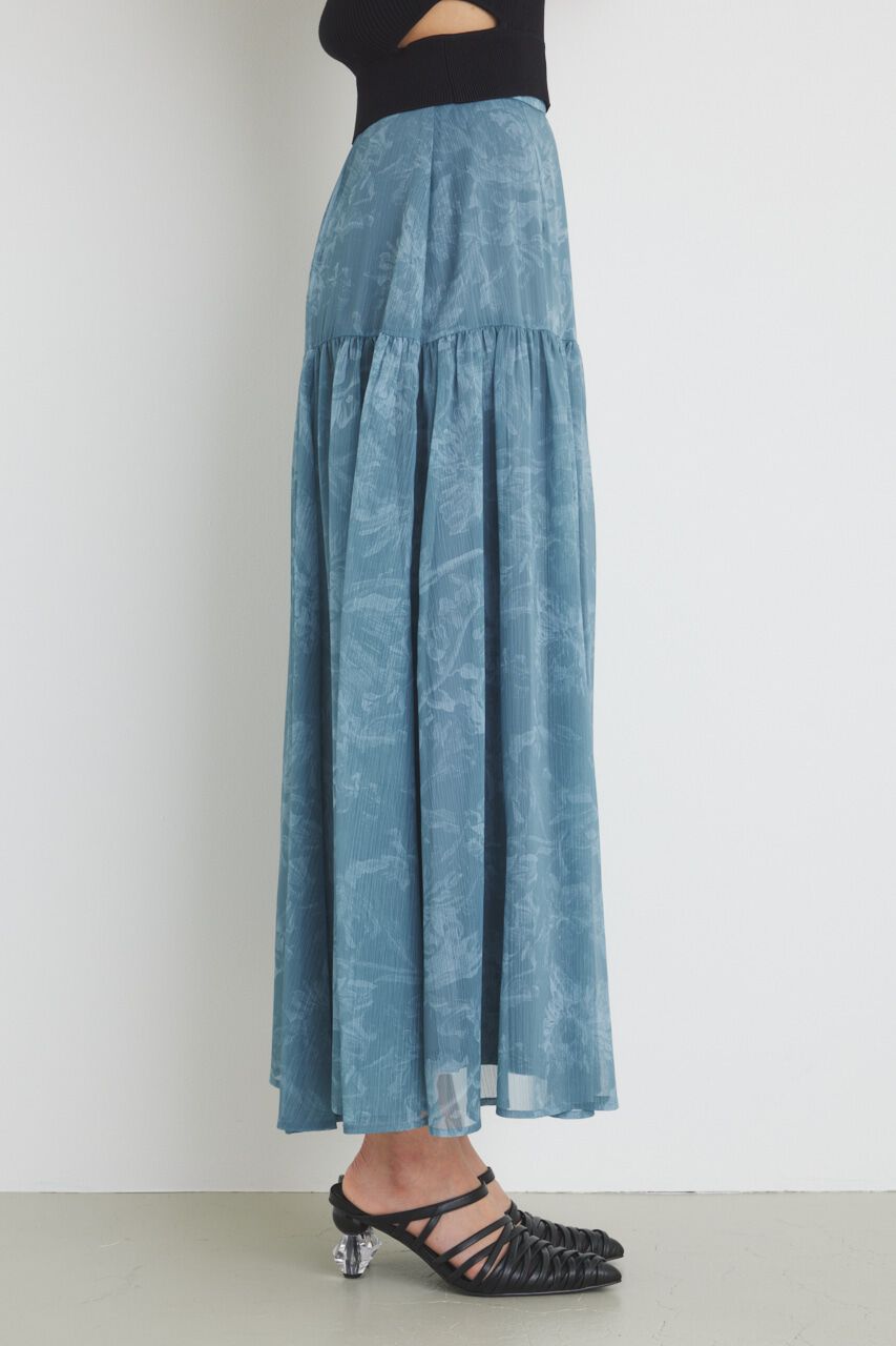 rienda「シアーフラワーJ/WフレアSK」|スカート|