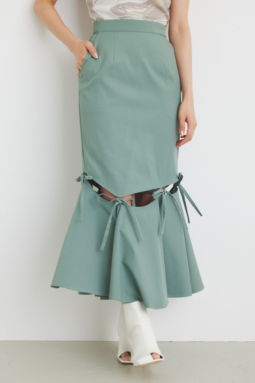 rienda「スラッシュハングマーメイドJ/W SK」|スカート|