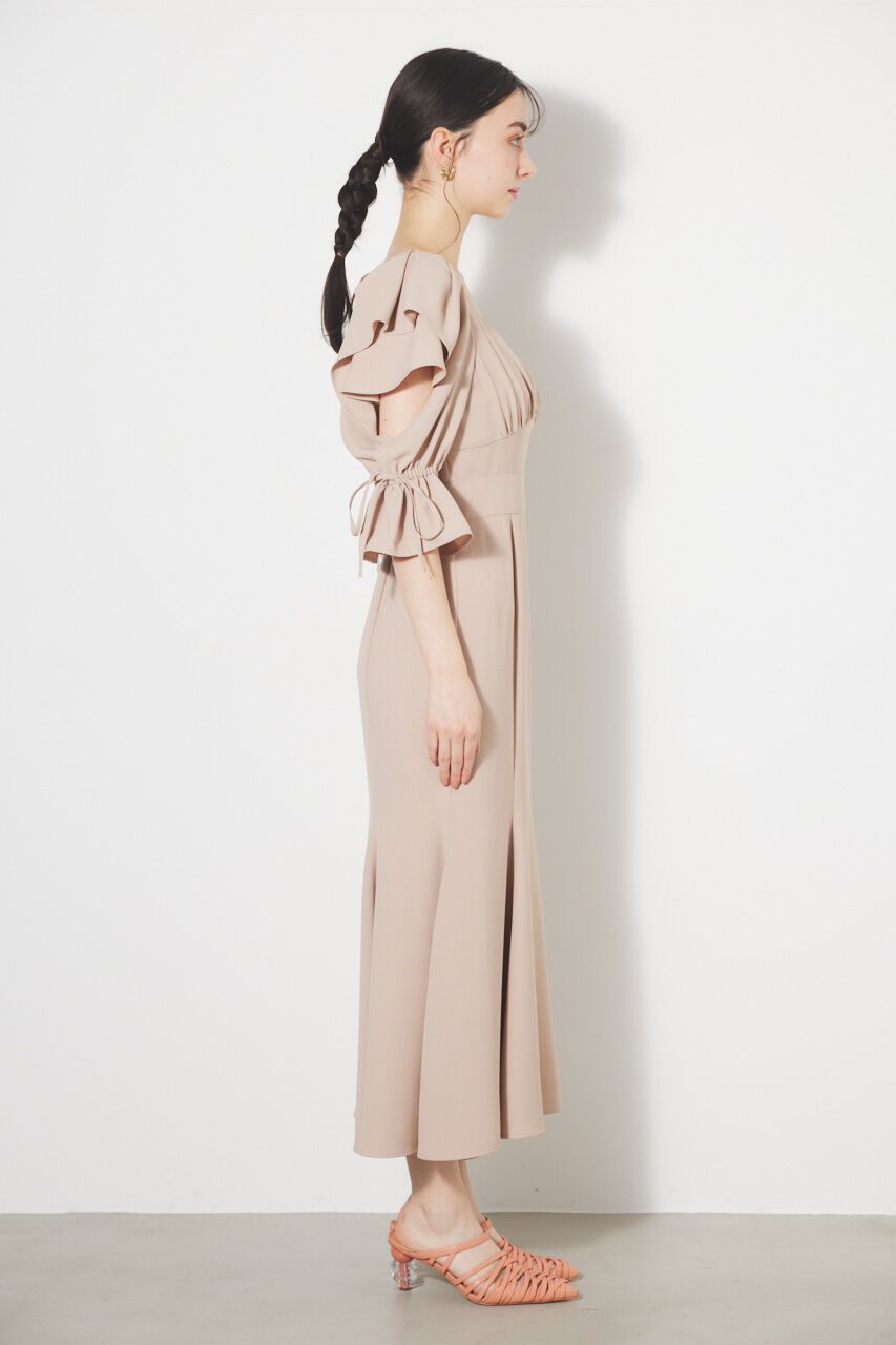 rienda「ショルダーダブルフリルマーメイドOP」|ワンピース|