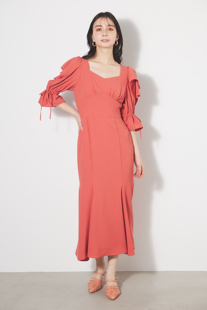 rienda「ショルダーダブルフリルマーメイドOP」|ワンピース|