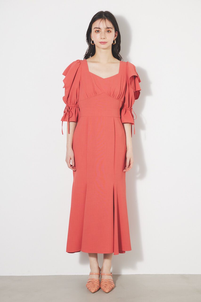 rienda「ショルダーダブルフリルマーメイドOP」|ワンピース|