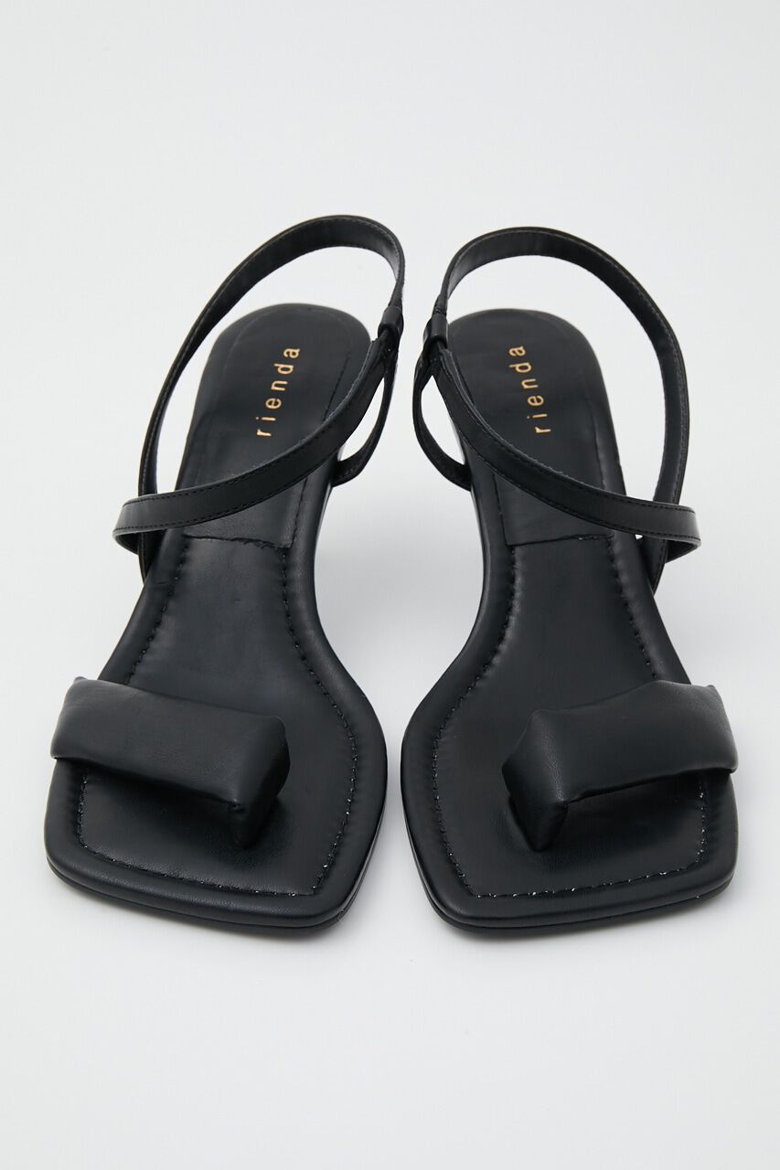 rienda「デザインヒールトングサンダル」|サンダル|