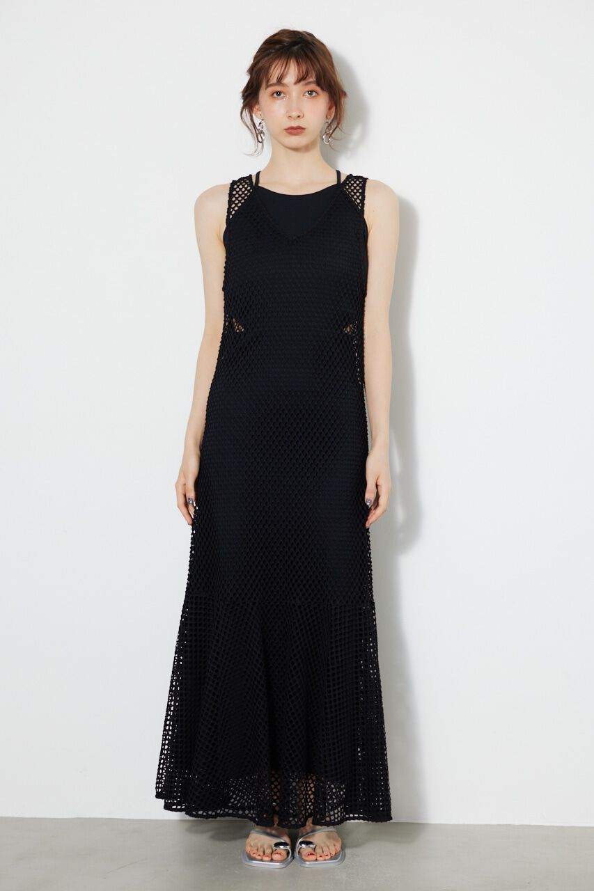 rienda「メッシュマーメイドレイヤードOP」|ワンピース|