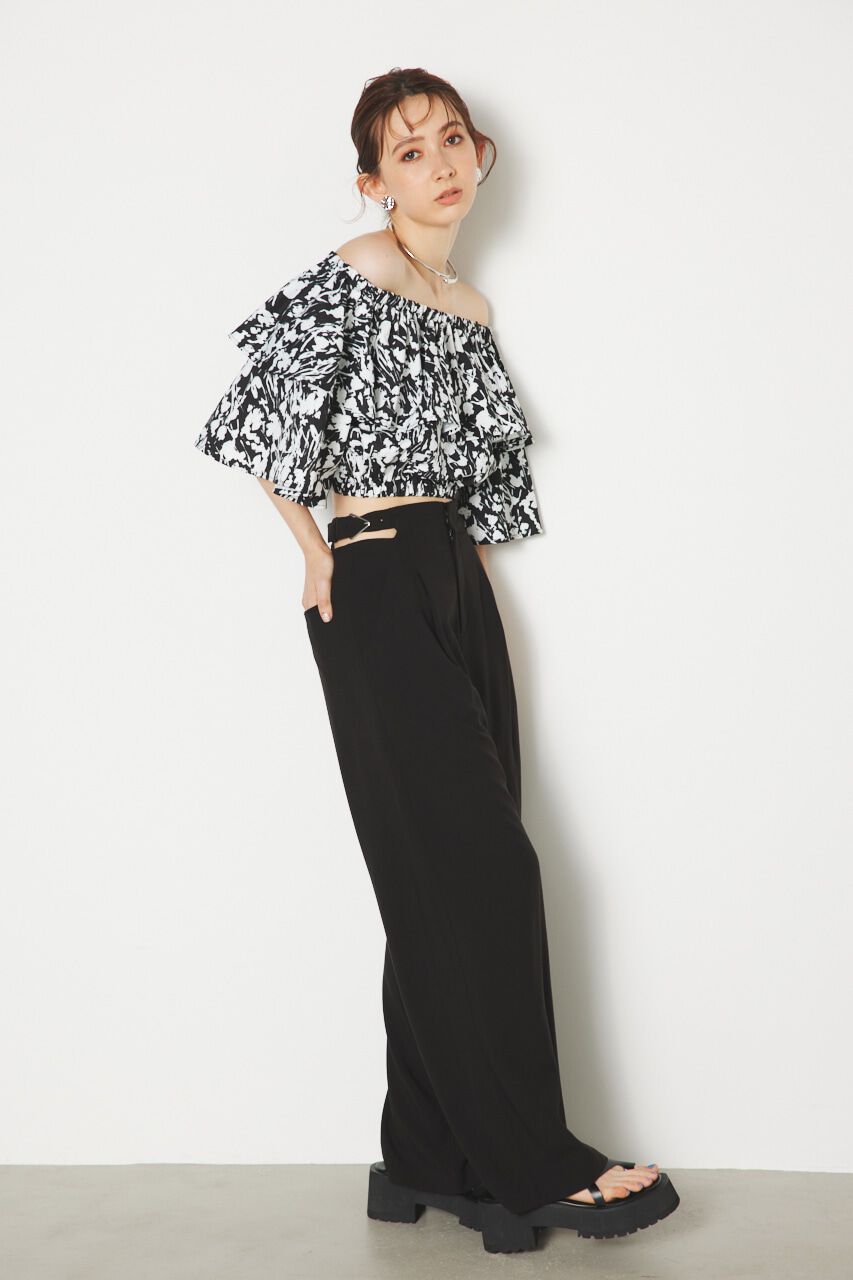 rienda「オープンウエストBELT H/W PT」|その他|