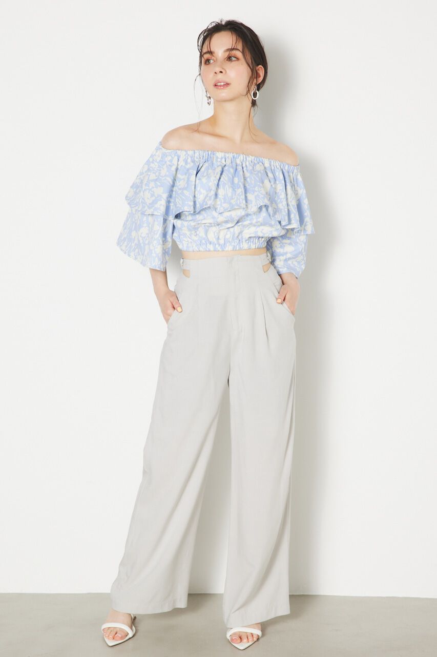 rienda「オープンウエストBELT H/W PT」|その他|