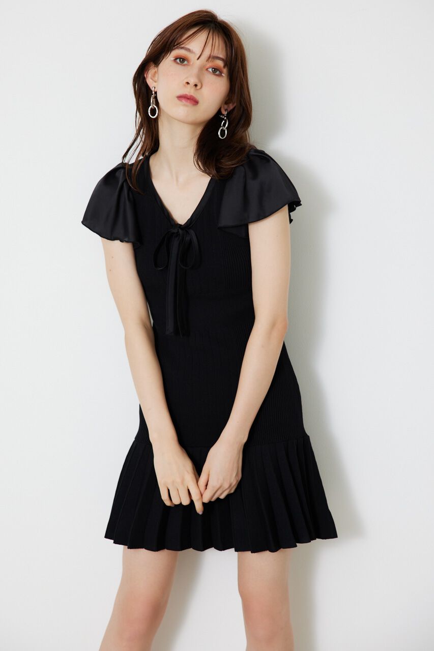 rienda「サテンボウタイマーメイドミニOP」|ワンピース|