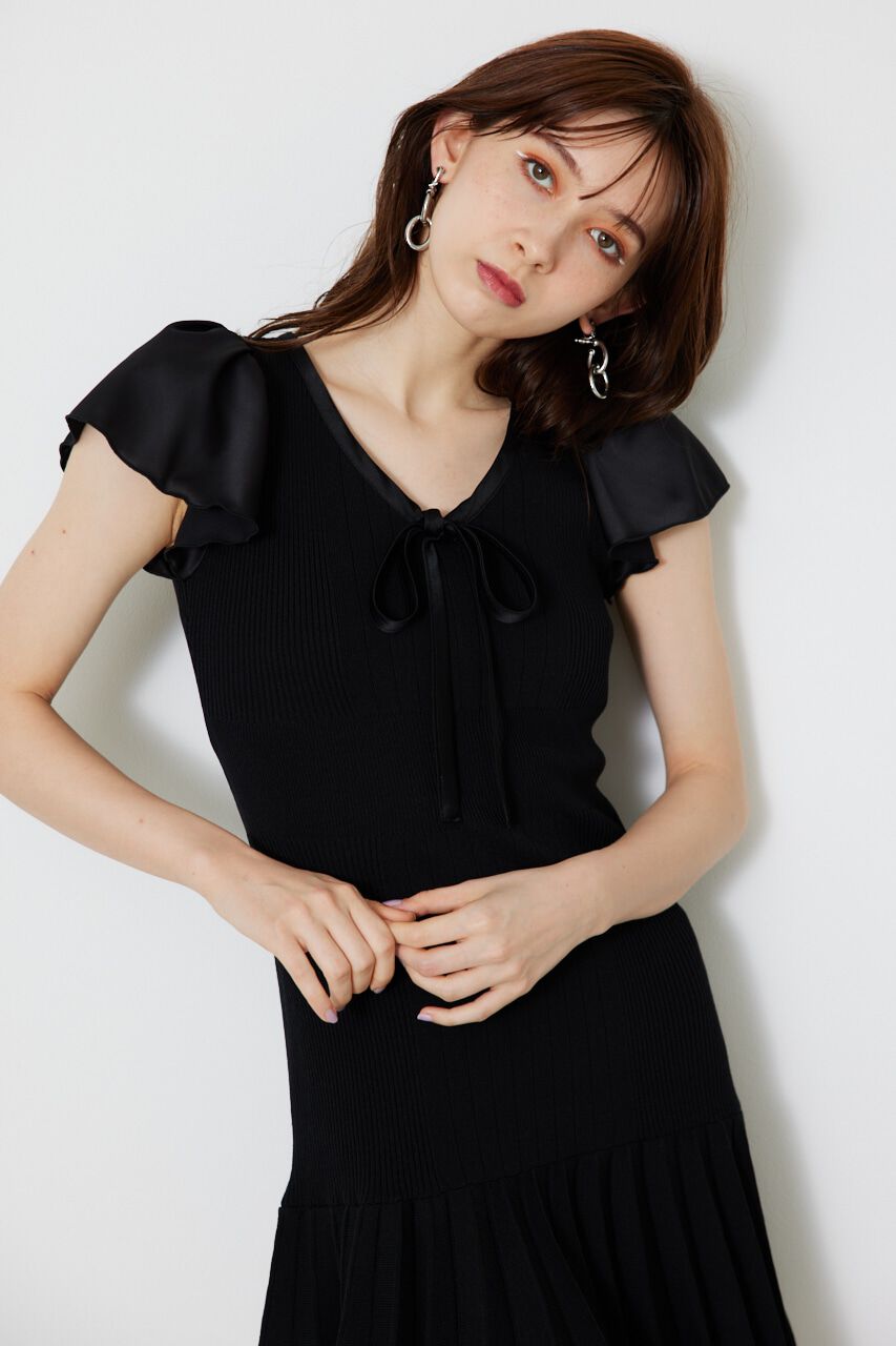 rienda「サテンボウタイマーメイドミニOP」|ワンピース|