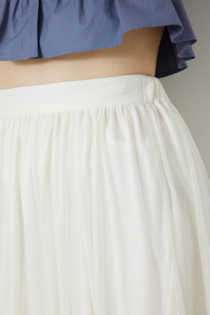 rienda「シアーレッグチュールJ/WティアードSK」|スカート|