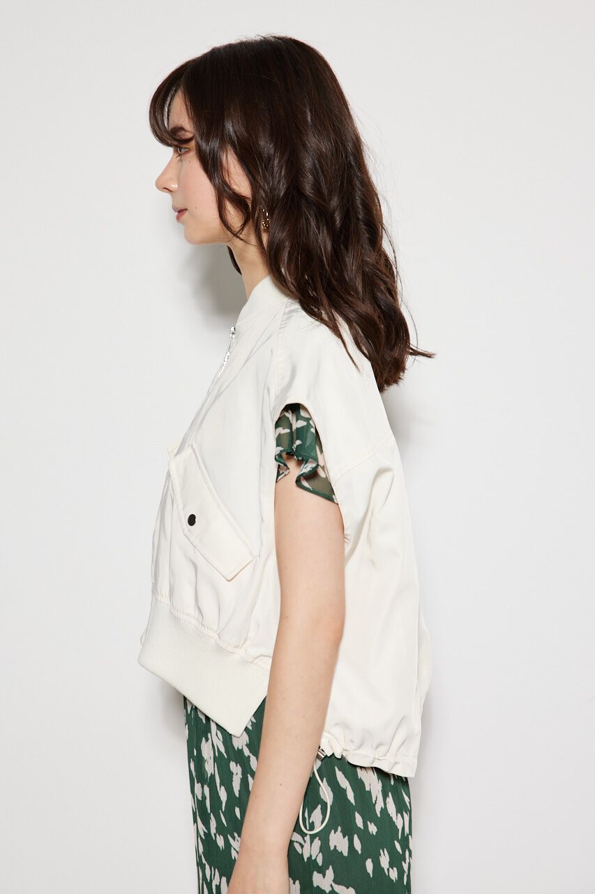 rienda「スリーブレスMA-1」|ブルゾン・スタジャン|