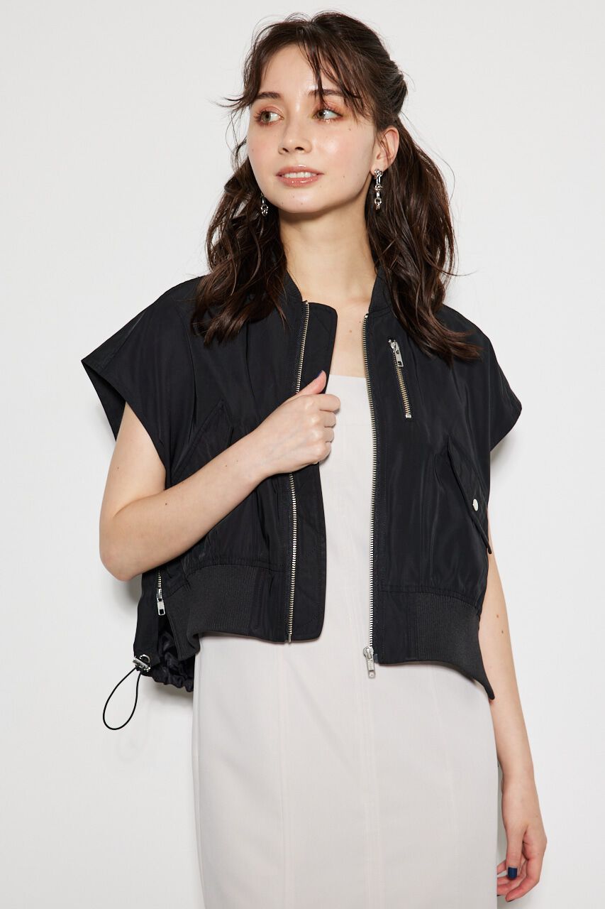 rienda「スリーブレスMA-1」|ブルゾン・スタジャン|