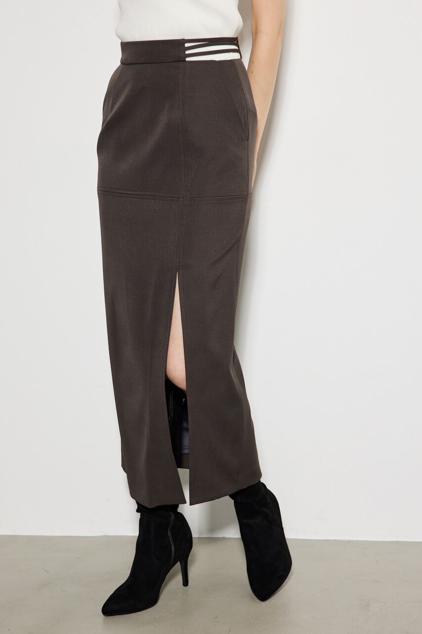 rienda「ストリングBELTアシンメトリーJ/WタイトSK」|スカート|