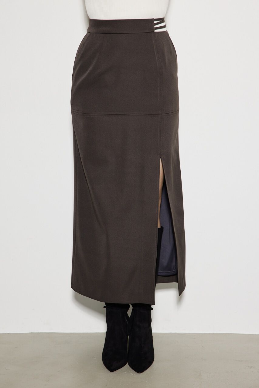 rienda「ストリングBELTアシンメトリーJ/WタイトSK」|スカート|