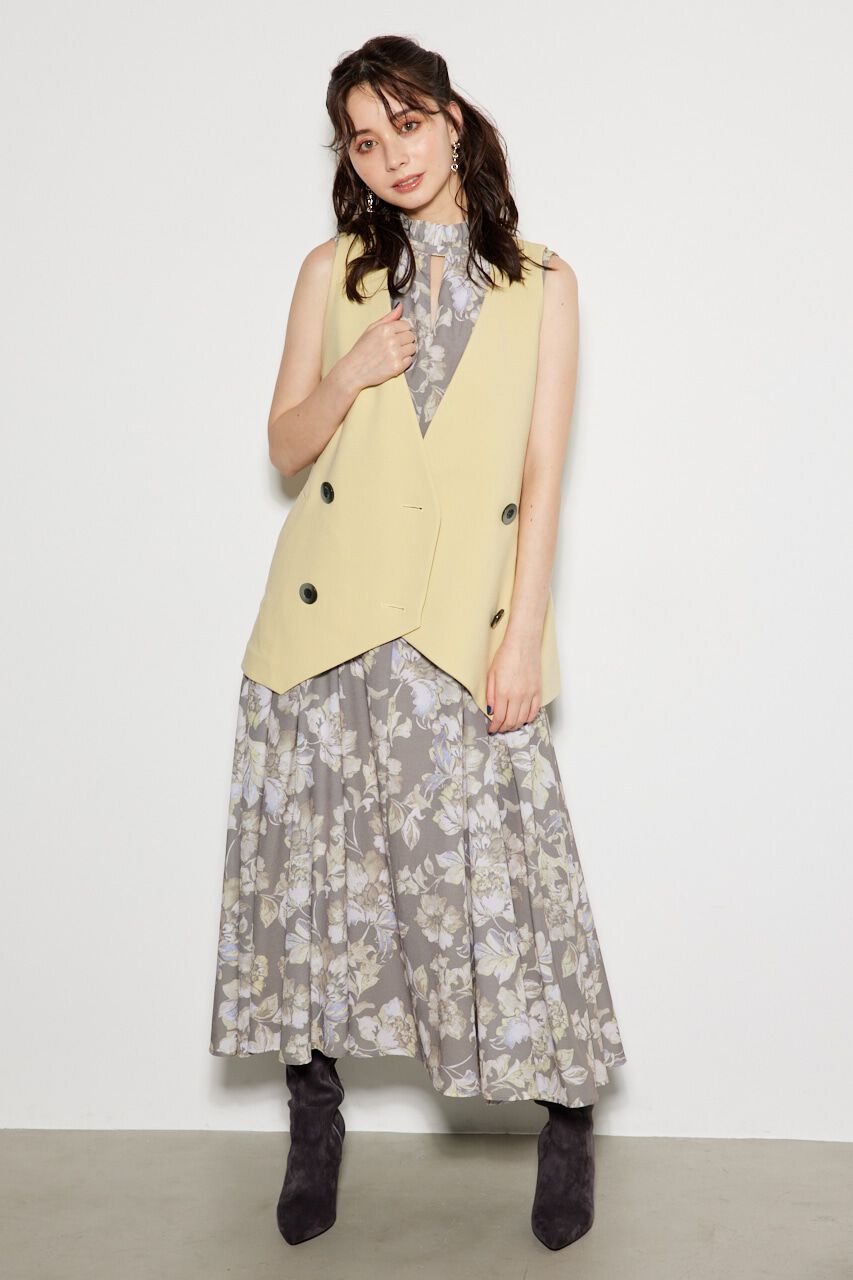 rienda「ティアードデザインフレアOP」|ワンピース|