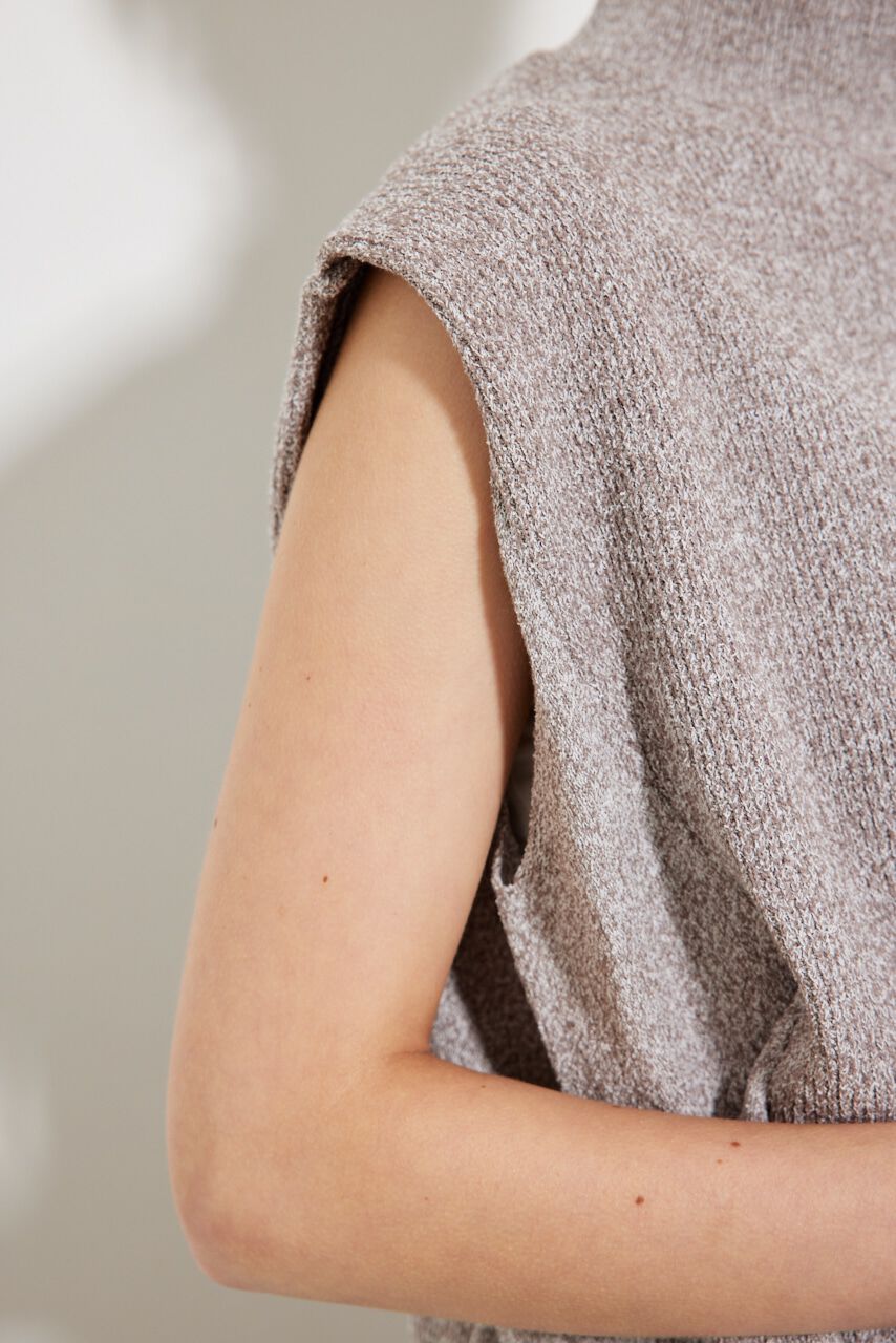 rienda「タックショルダーKnit TOP」|ニット・セーター|