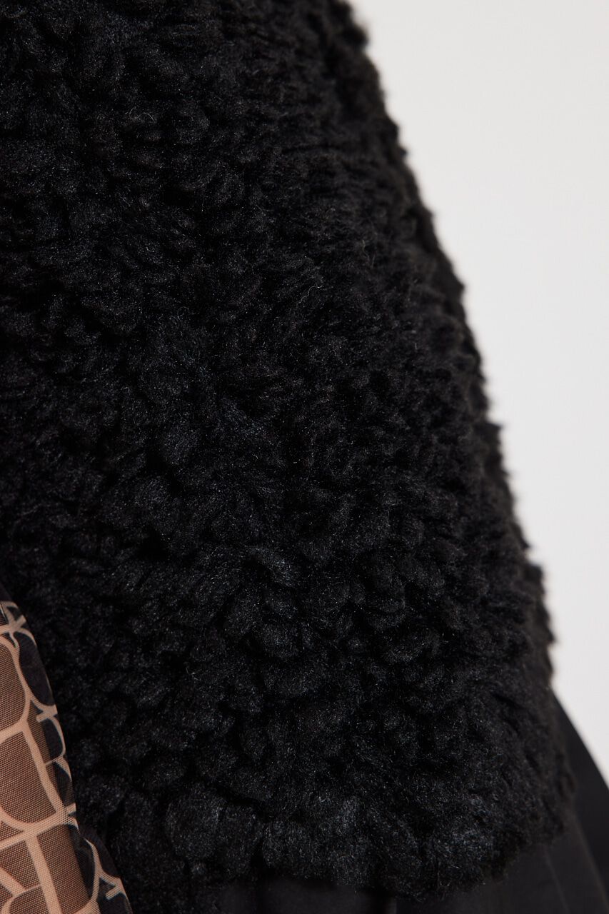 rienda「フラッフィーファーベスト」|ダウンベスト・ベスト|