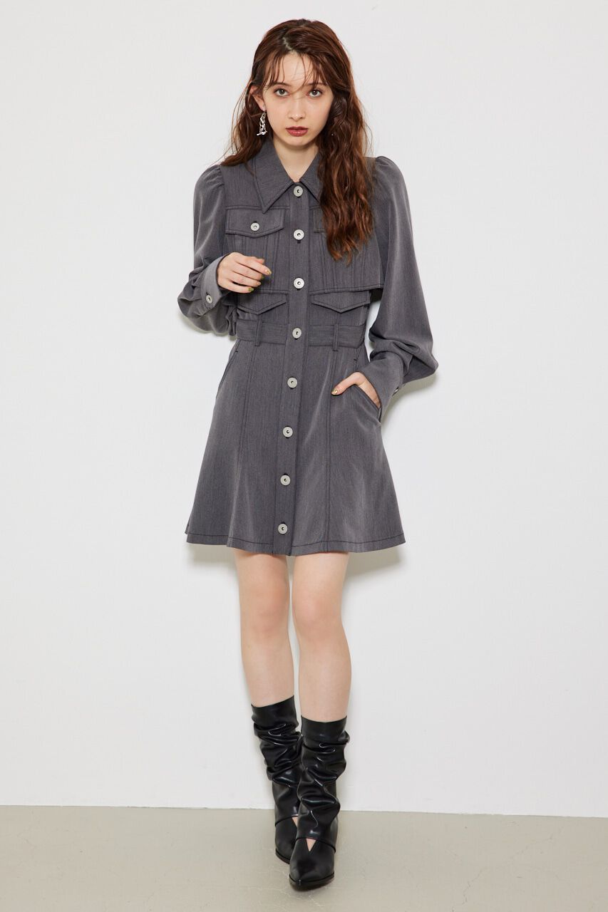 rienda「クロップドレイヤードマーメイドOPS」|ワンピース|