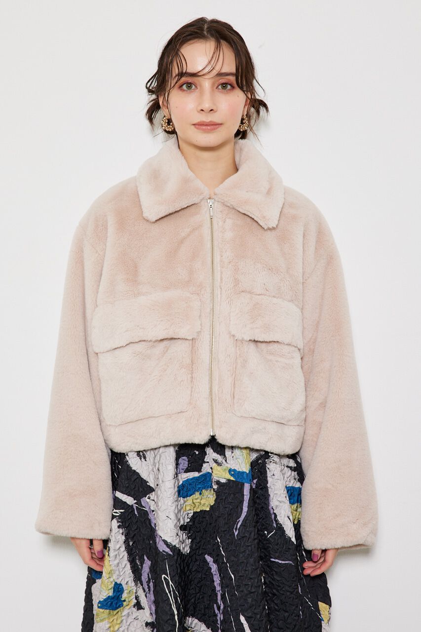 rienda「SoftyフェイクファーブルゾンCT」|その他|