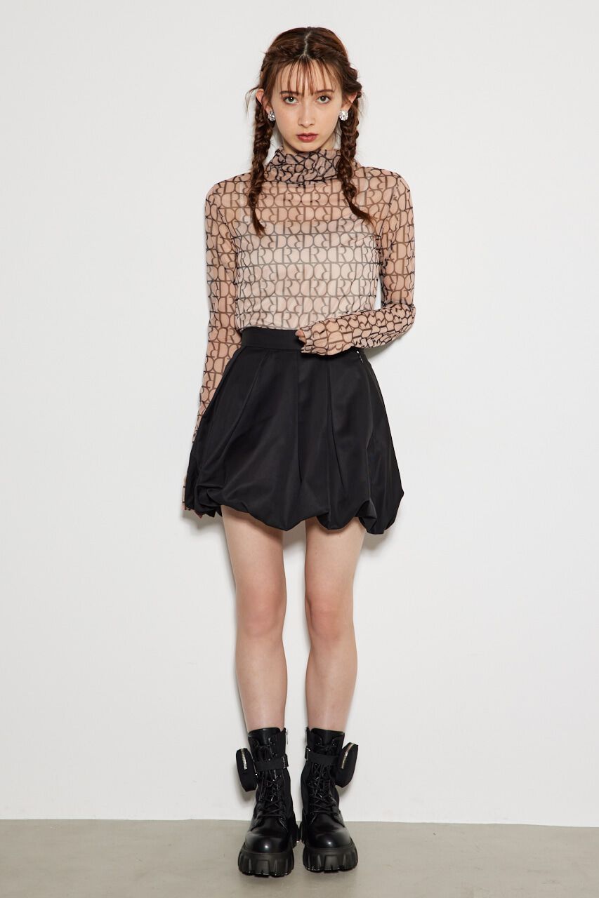 rienda「RモノグラムフーディーシアーTOP」|Tシャツ・カットソー|