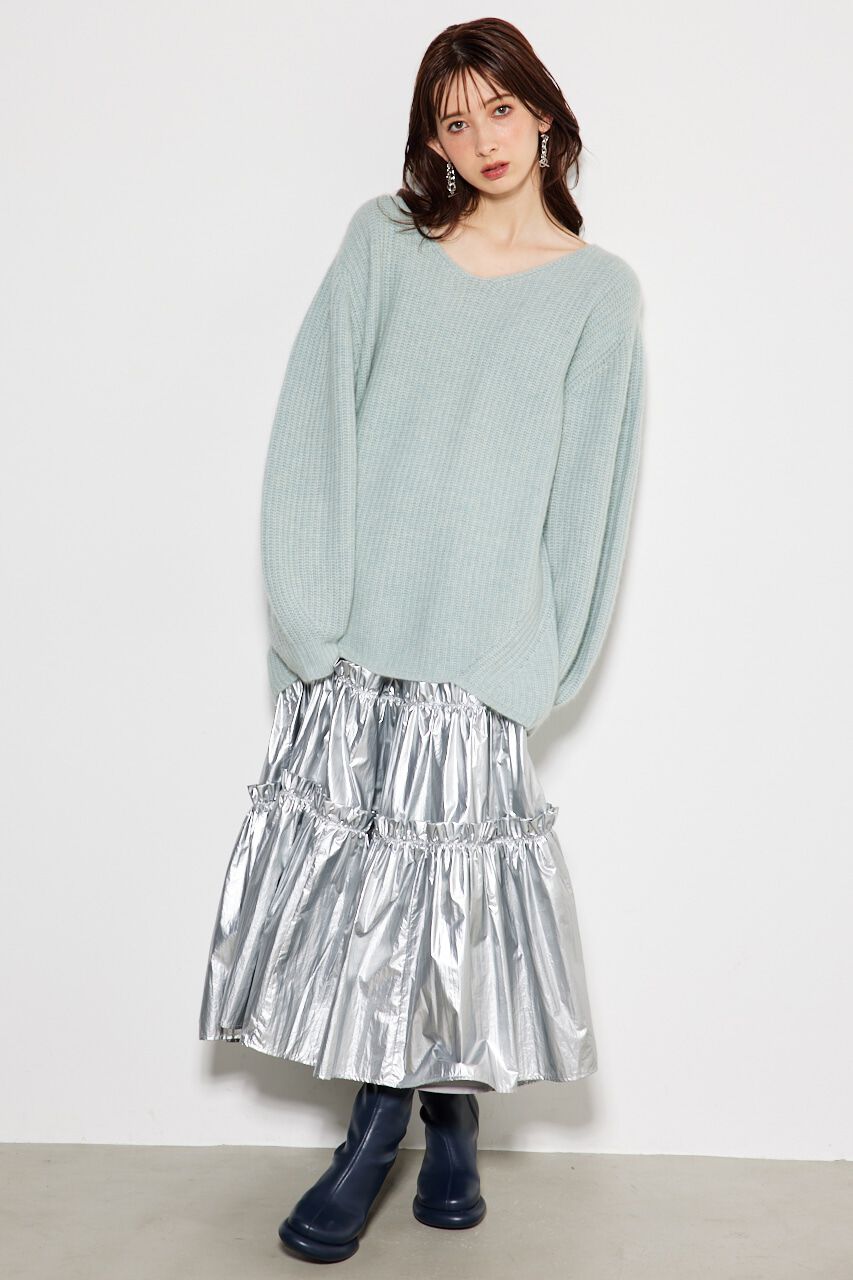 rienda「ラクーンMIXKnitTOP」|ニット・セーター|