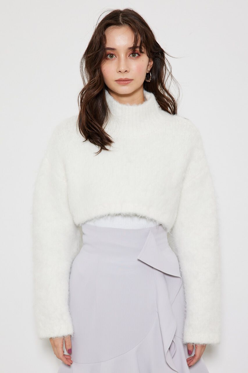 rienda「knitハイネック TOP」|ニット・セーター|