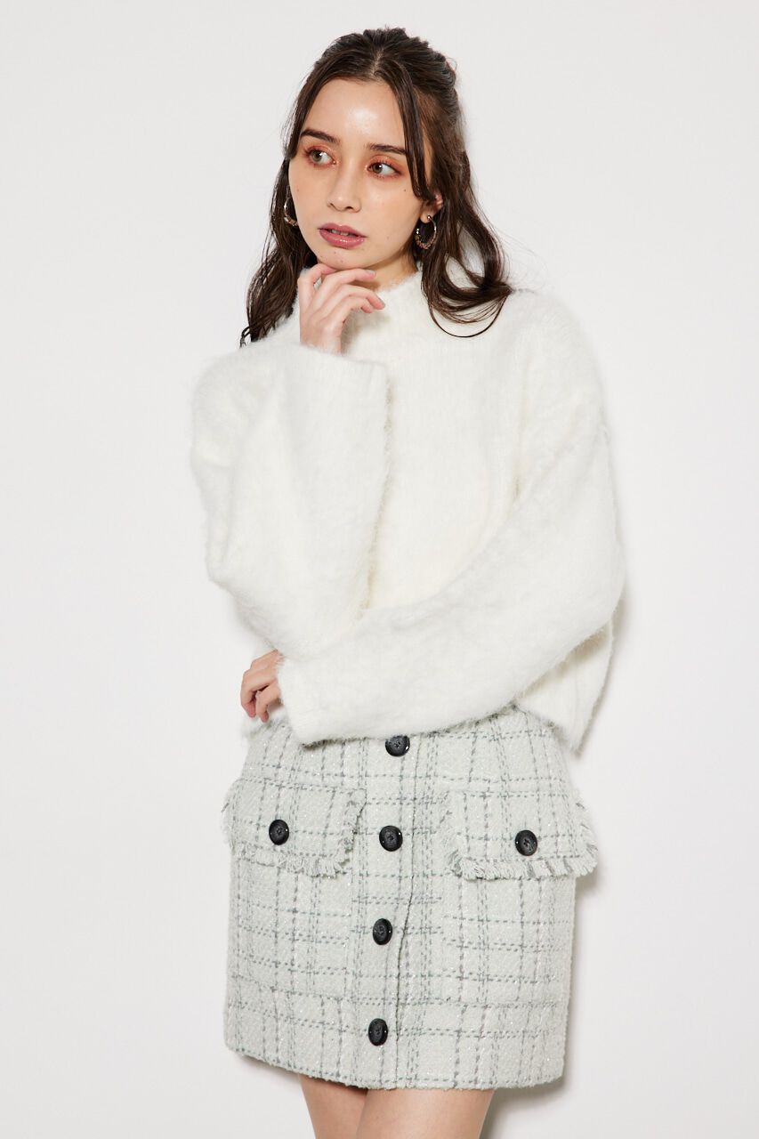 rienda「knitハイネック TOP」|ニット・セーター|