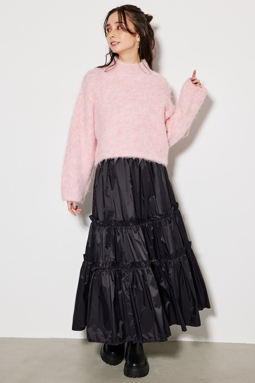 rienda「knitハイネック TOP」|ニット・セーター|