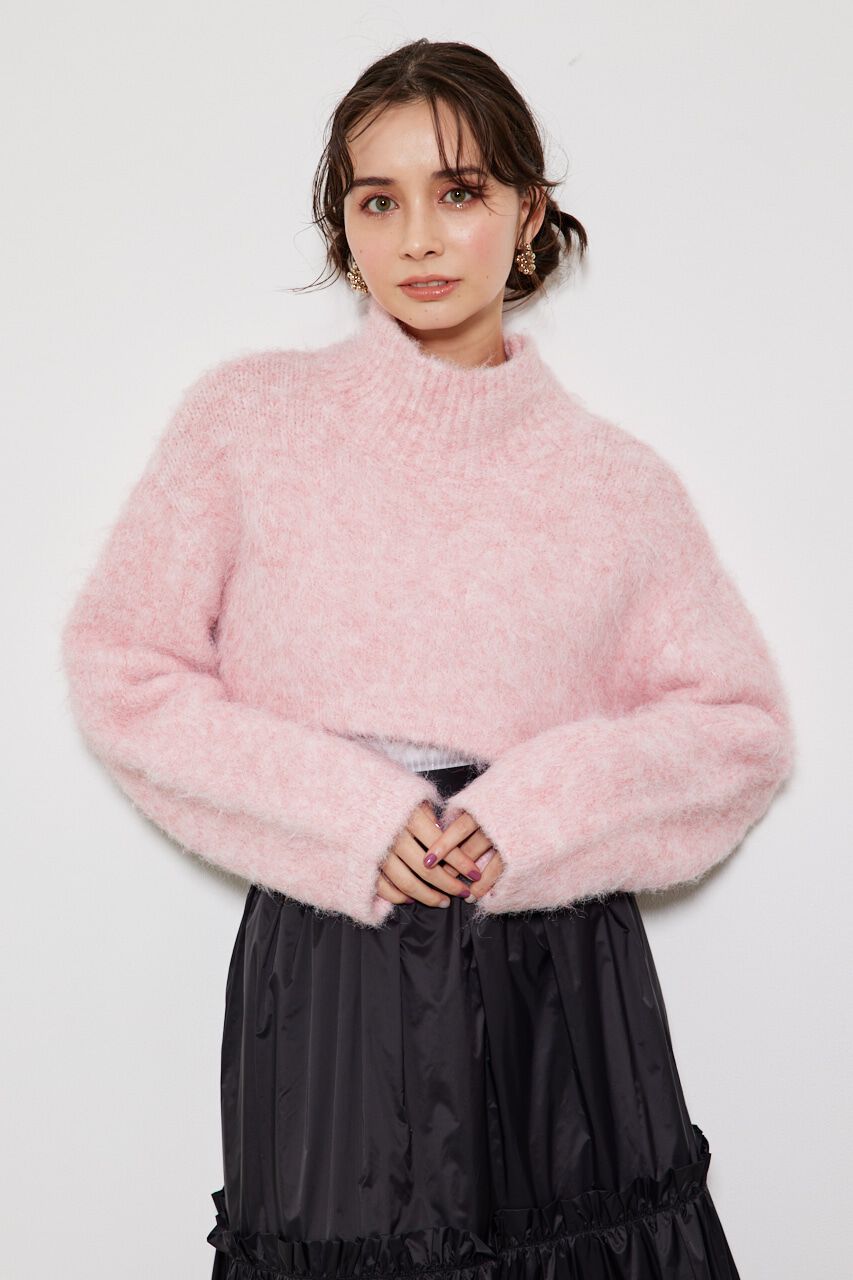 rienda「knitハイネック TOP」|ニット・セーター|