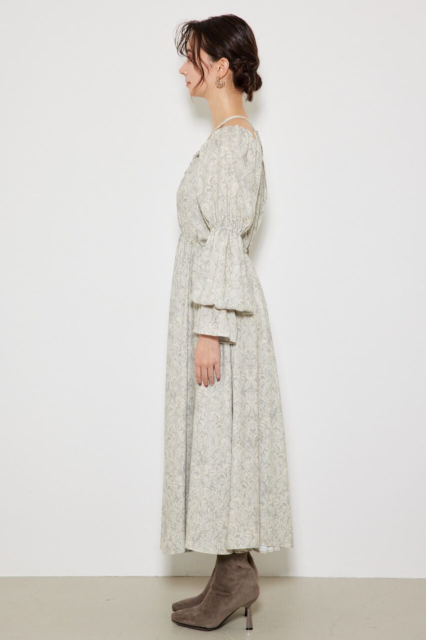 rienda「ドローストリングVNフレアOP」|ワンピース|