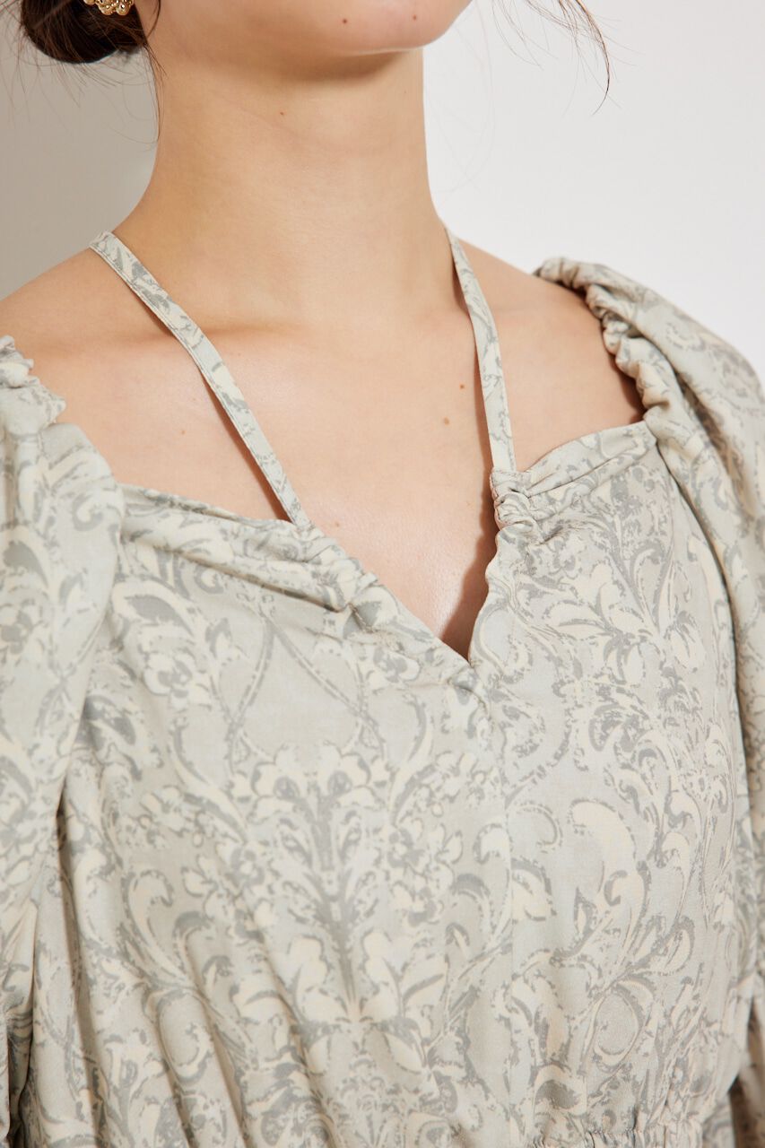 rienda「ドローストリングVNフレアOP」|ワンピース|